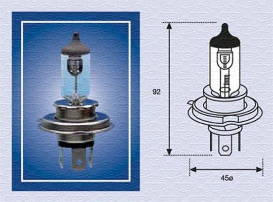 MAGNETI MARELLI Лампа накаливания 002176100000